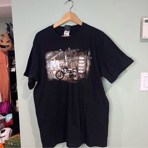 Harley-Davidson Black Motorcycle Graphic Tee